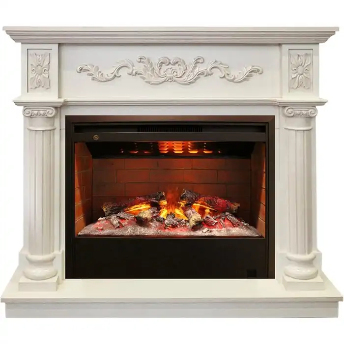 Каминокомплект RealFlame Silvia 26 WT с очагом 3D Helios 26