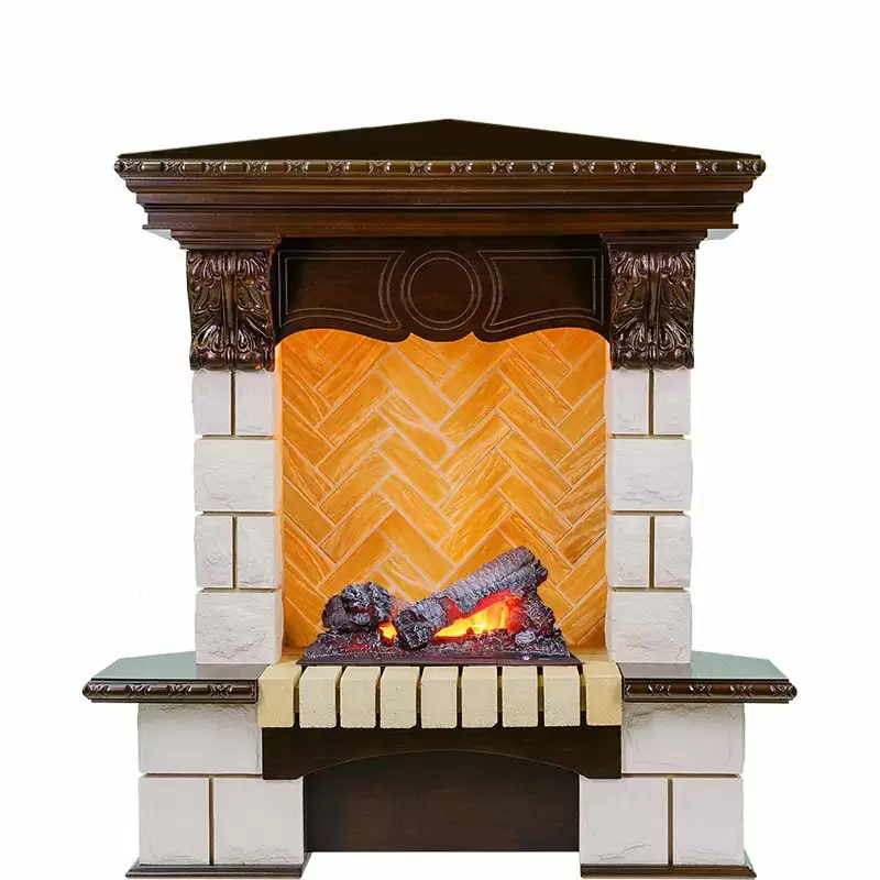 Каминокомплект Dimplex Pierre Luxe угловой с очагом Cassette 400 NH