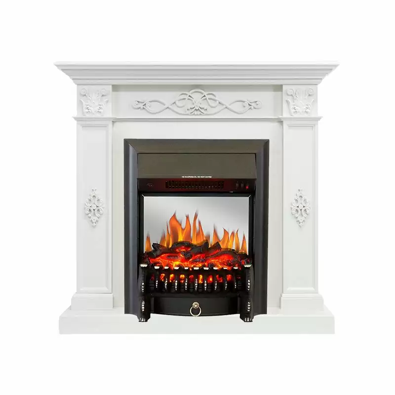 Каминокомплект Royal Flame Derby белый дуб с очагом Fobos FX M Black