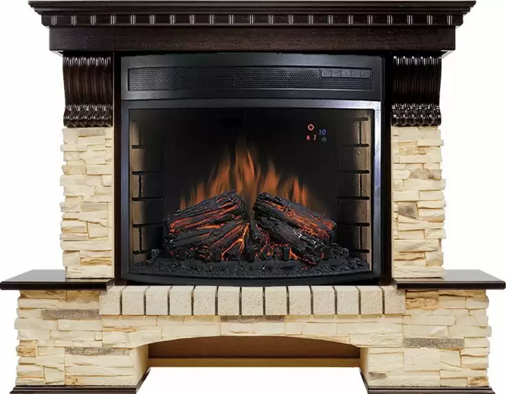 Каминокомплект Royal Flame Pierre Luxe сланец c очагом Dioramic 28 LED FX