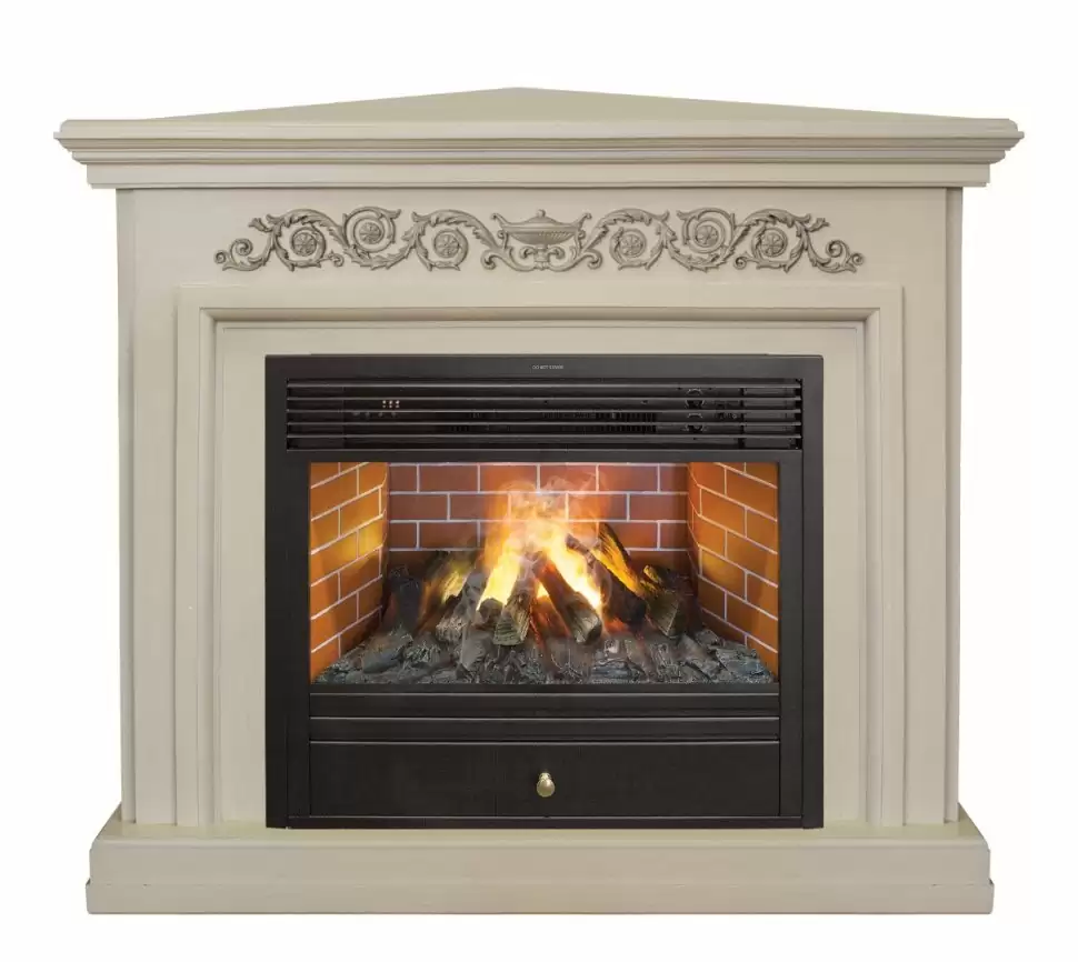 Каминокомплект RealFlame Leticia Corner 26 WT с очагом 3D Novara
