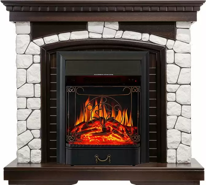 Каминокомплект Royal Flame Glasgow с очагом Majestic FX Black