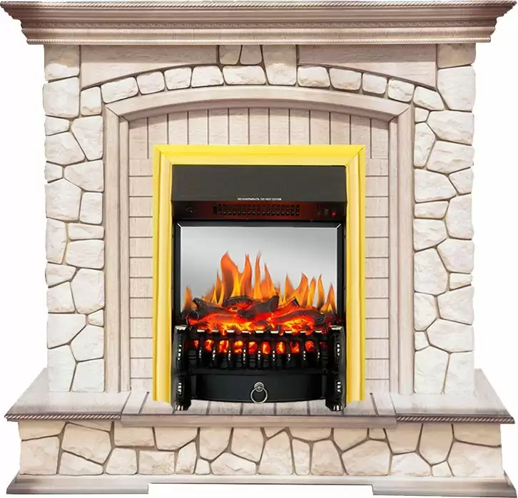 Каминокомплект Royal Flame Preston с очагом Fobos FX M Brass