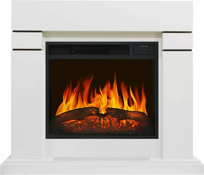 Каминокомплект Royal Flame Lindos белый с очагом Vision 23 LED FX
