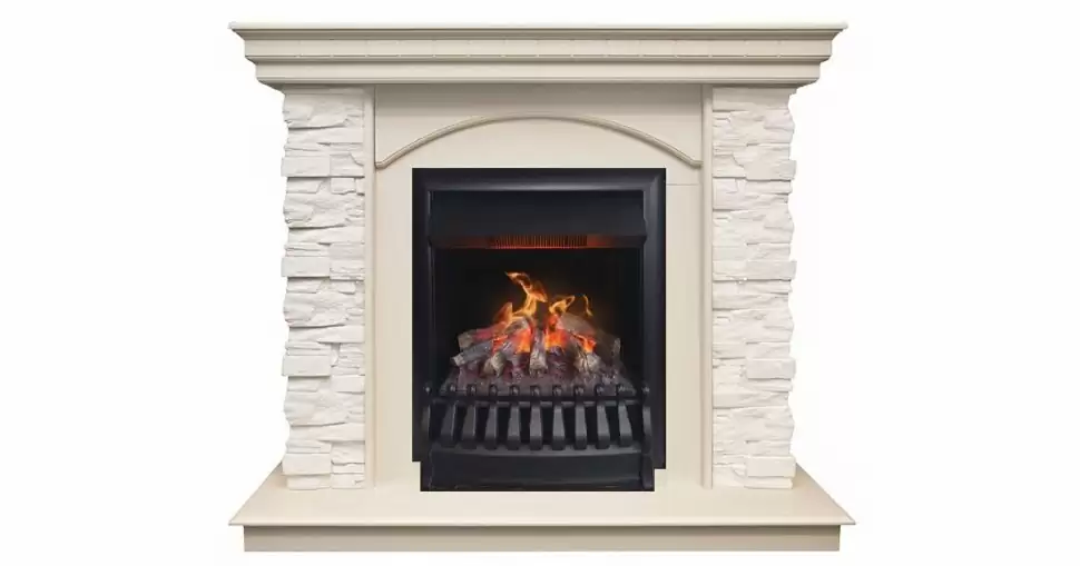 Каминокомплект RealFlame Elford STD/EUG/25'5/HL WT с очагом 3D Oregan