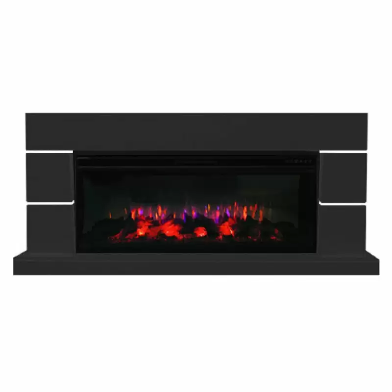 Каминокомплект Interflame Норд черный с очагом FreeSpace 50 LED FX QZ