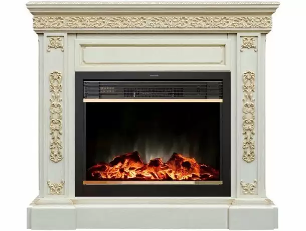 Каминокомплект RealFlame Ekaterina 26 с очагом MoonBlaze S LUX Brass