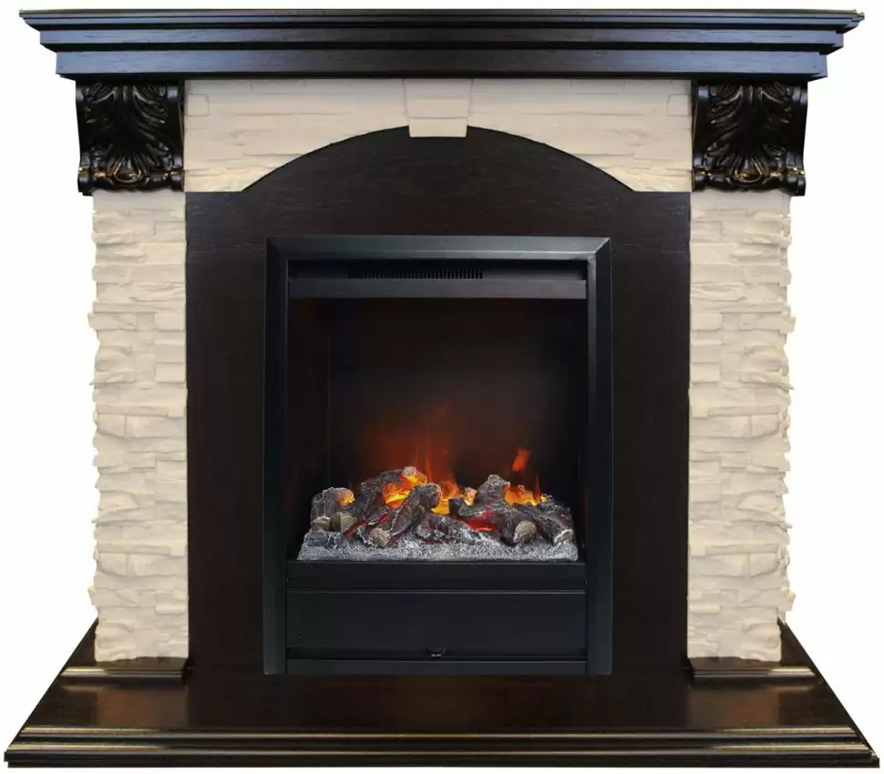 Каминокомплект RealFlame Dublin LUX STD/EUG DN с очагом 3D Olympic
