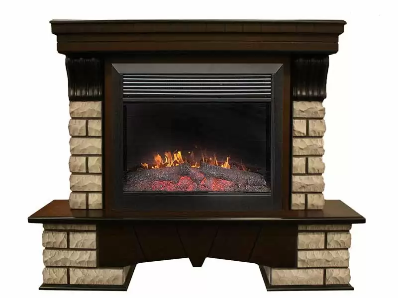 Каминокомплект RealFlame Country Rock 26 с очагом Moonblaze Deluxe