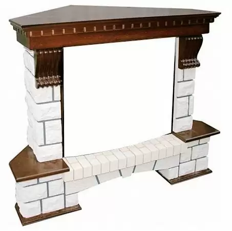 Портал Royal Flame Pierre Luxe Classic угловой