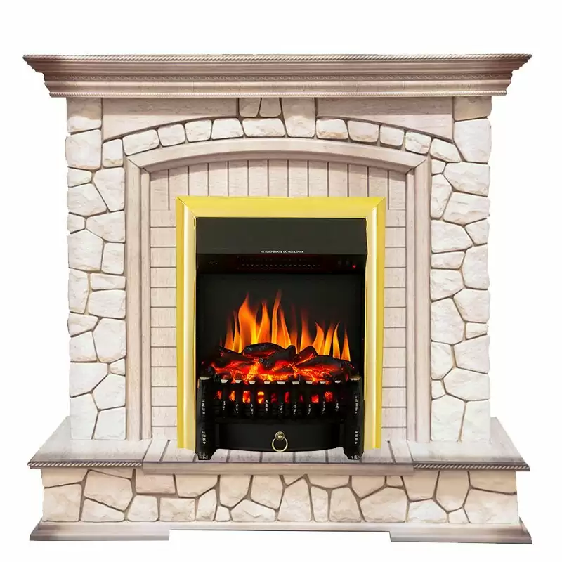 Каминокомплект Royal Flame Preston с очагом Fobos FX Brass