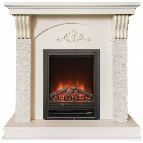 Каминокомплект RealFlame Corfino WT с очагом Eugene
