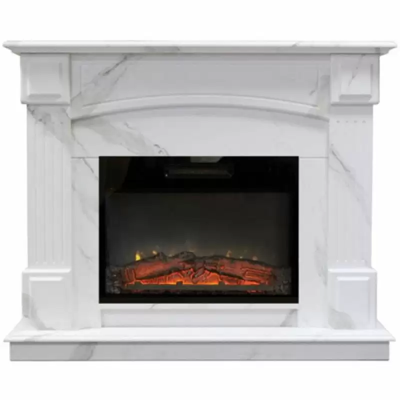 Каминокомплект RealFlame Carolina 25.5/24 WT F512 с очагом Kendal 24
