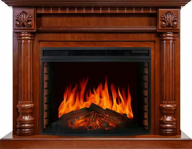Каминокомплект Royal Flame Edinburg орех c очагом Dioramic 33 LED FX