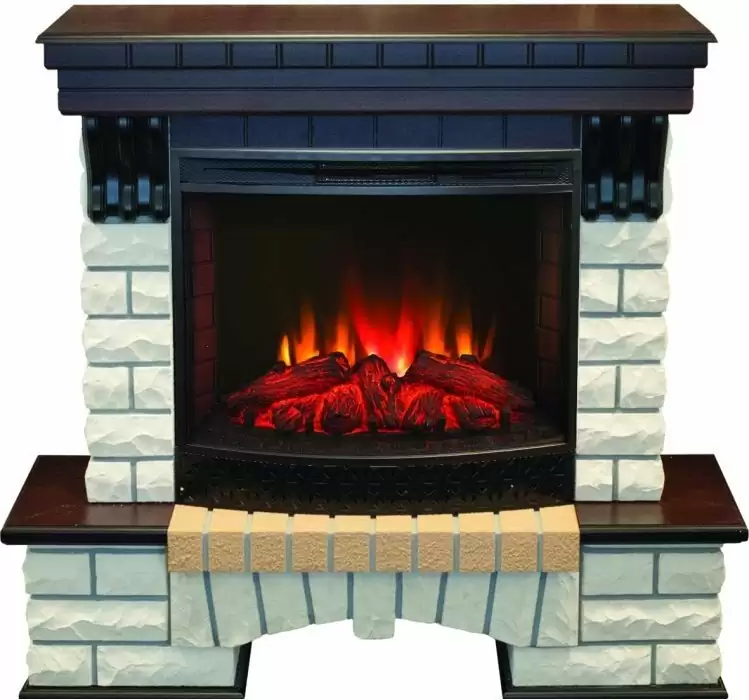 Каминокомплект RealFlame Country 25/25,5 AO с очагом Evrika 25,5 LED