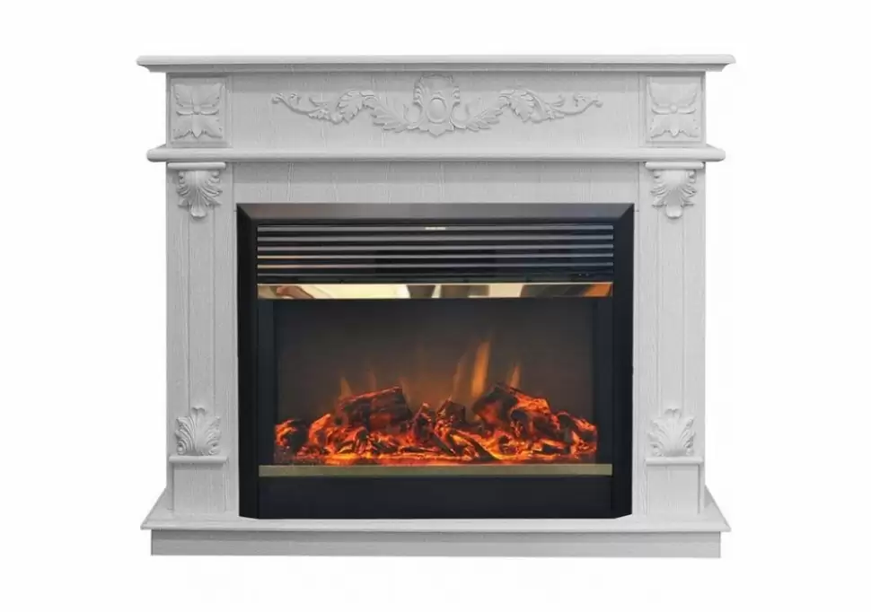 Каминокомплект RealFlame Philadelphia 25,5/26 WT с очагом MoonBlaze LUX Brass