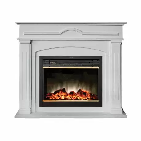 Каминокомплект RealFlame Mirra 26 WT с очагом Moonblaze Lux Brass S