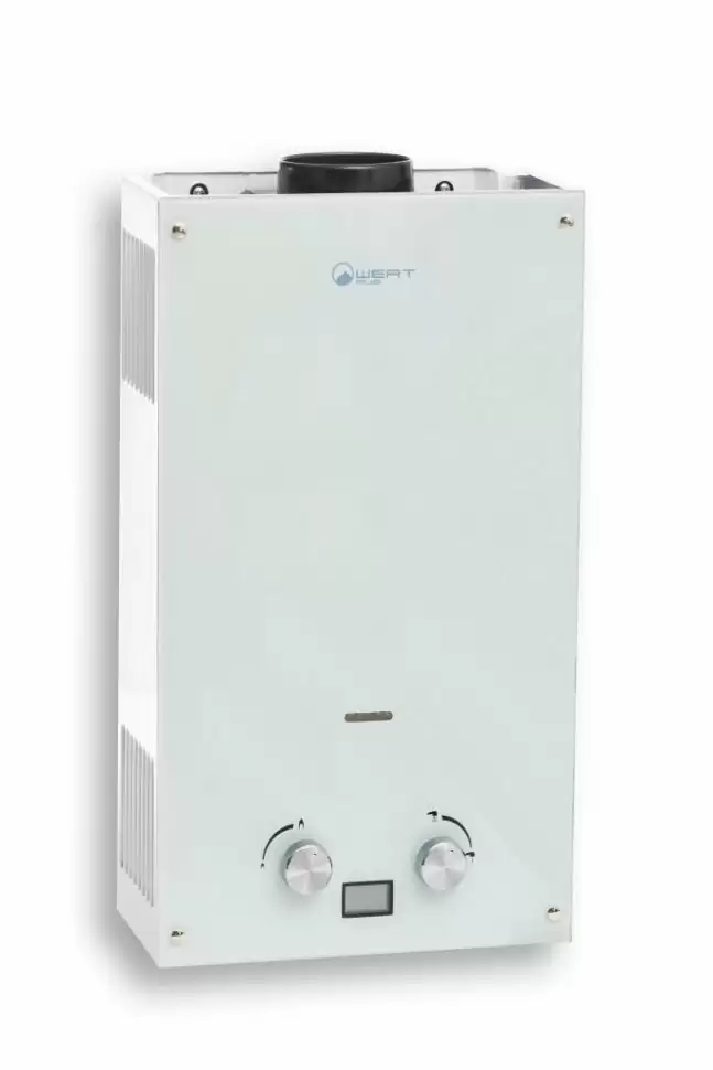 Газовый проточный водонагреватель WertRus 10EG White Glass