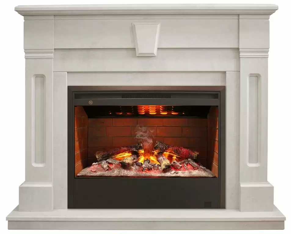 Каминокомплект RealFlame Kellie 25,5/26 WT с очагом 3D Helios 26