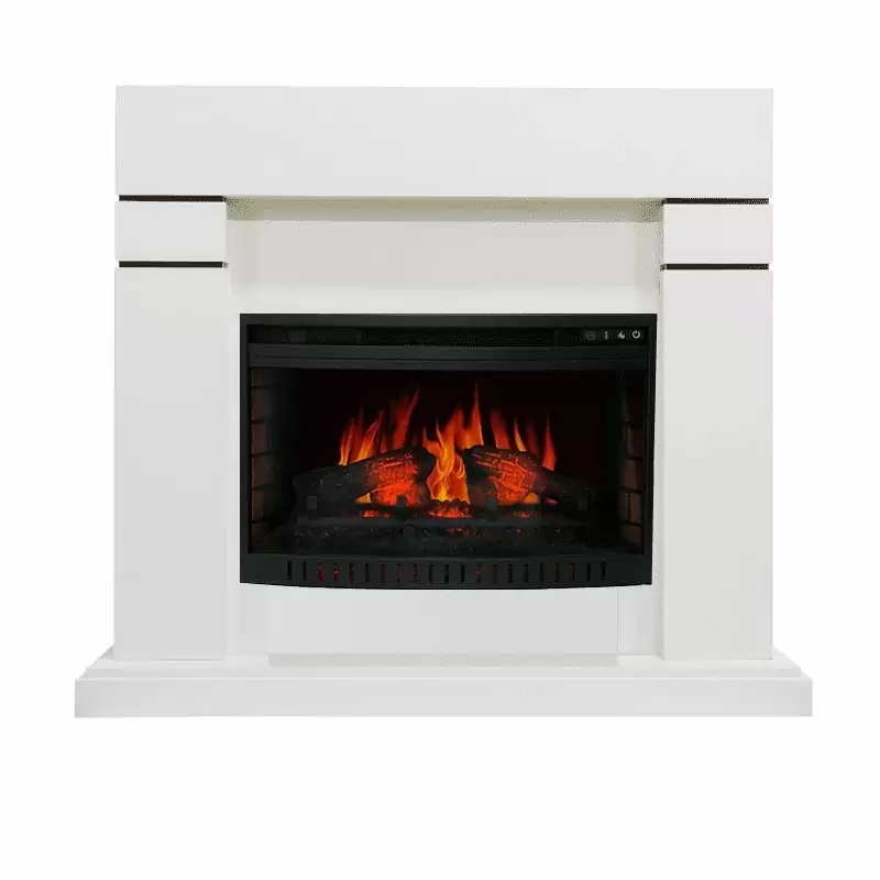 Каминокомплект Royal Flame Lindos белый с очагом Dioramic 26 LED FX