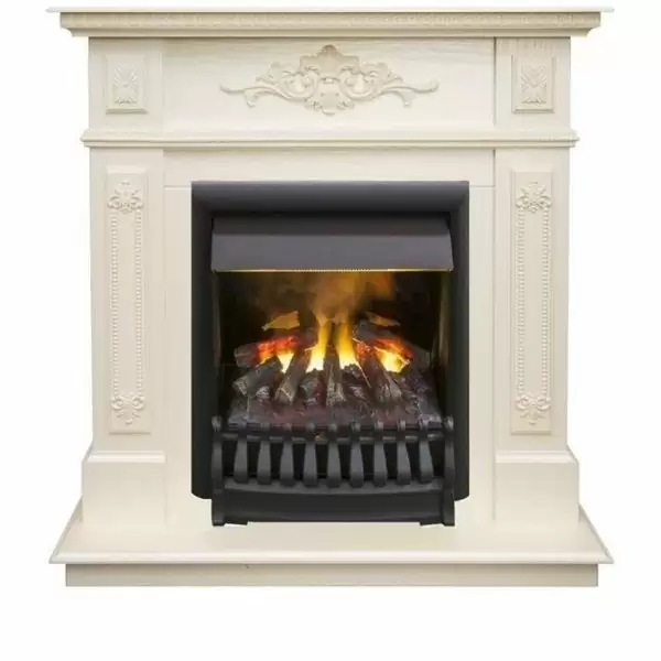 Каминокомплект RealFlame Lilian STD/EUG WT с очагом 3D Oregan