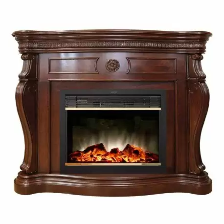 Каминокомплект RealFlame Barcelona 26/33 АО с очагом MoonBlaze LUX Brass