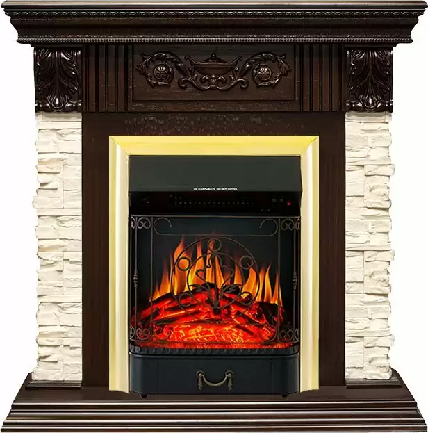 Каминокомплект Royal Flame Luxemburg с очагом Majestic FX Brass
