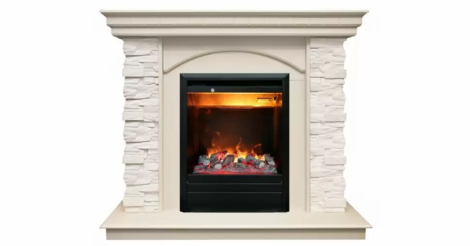 Каминокомплект RealFlame Elford STD/EUG/25'5/HL WT с очагом 3D Olympic