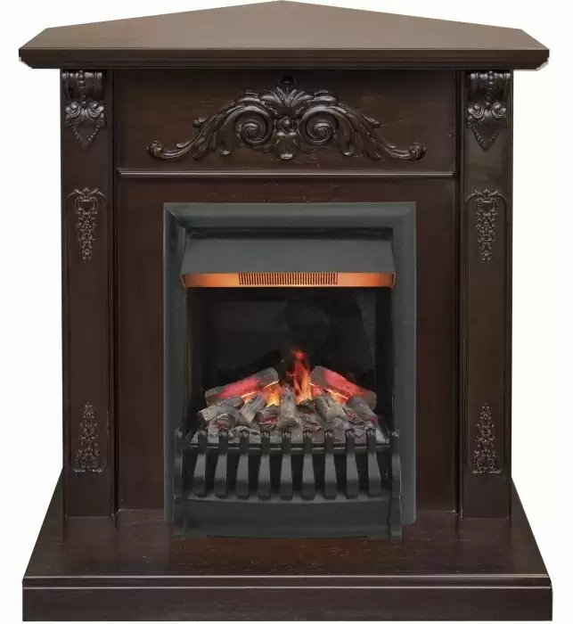 Каминокомплект RealFlame Anita corner STD/EUG AO с очагом 3D Oregan