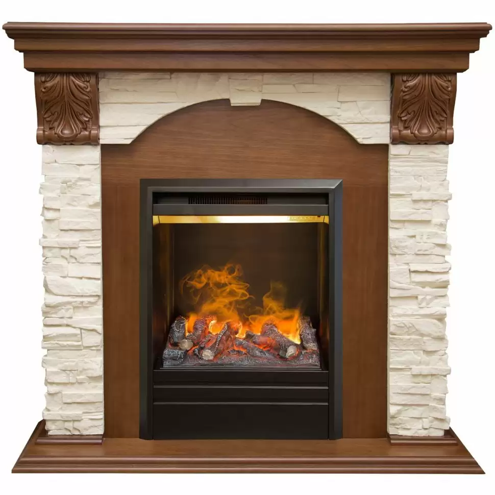 Каминокомплект RealFlame Dublin LUX STD/EUG AO с очагом 3D Olympic