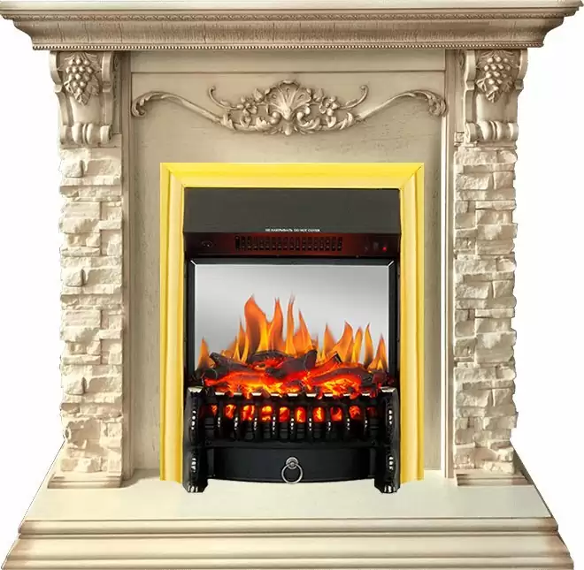 Каминокомплект Royal Flame Adriana с очагом Fobos FX M Brass