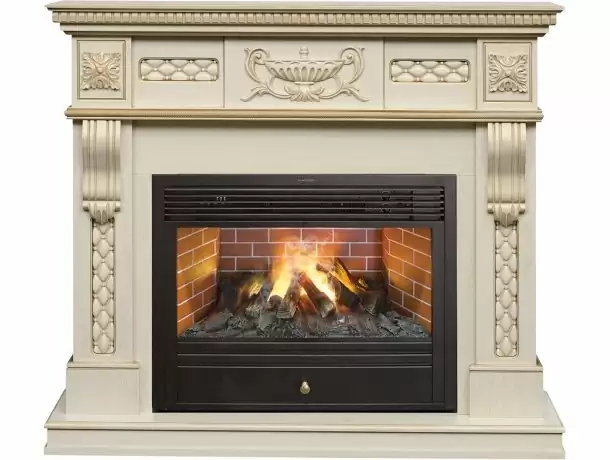 Каминокомплект RealFlame Corsica Lux 26 с очагом 3D Novara