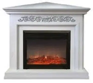 Каминокомплект RealFlame Leticia Corner 26 WT с очагом Moonblaze Deluxe