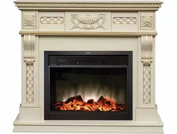 Каминокомплект RealFlame Corsica Lux 25,5 с очагом MoonBlaze S LUX Black