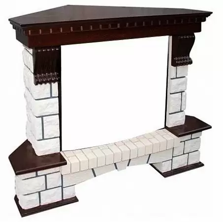Портал Royal Flame Pierre Luxe Classic угловой