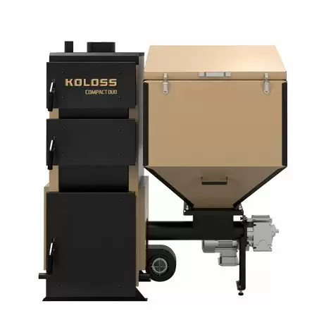 Напольный твердотопливный котел Koloss Auto Compact Duo 65
