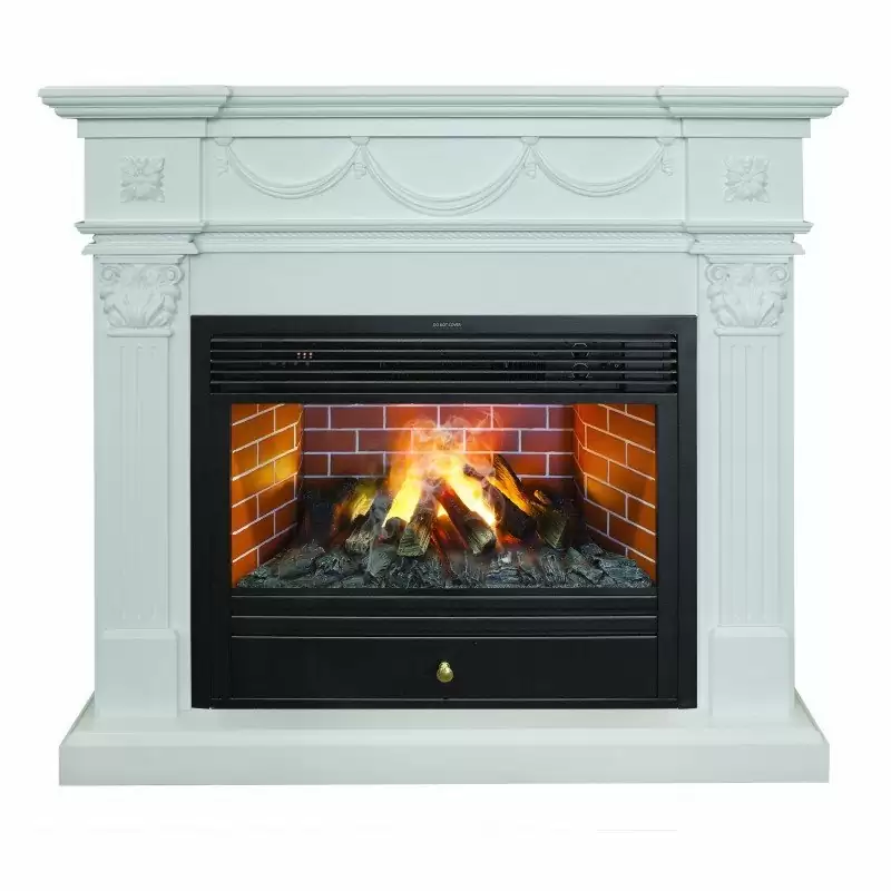 Каминокомплект RealFlame Casablanca 25,5/26 WT с очагом 3D Novara