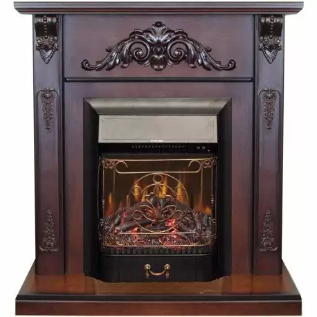 Каминокомплект RealFlame Anita STD/EUG AO с очагом Majestic Lux Black S
