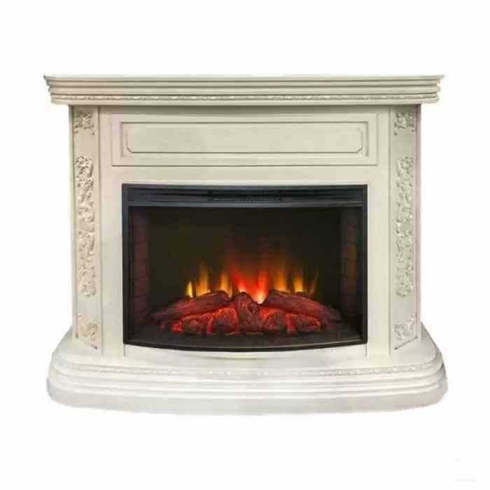 Каминокомплект RealFlame Bella 25/25,5 WT с очагом Evrika 25,5 LED