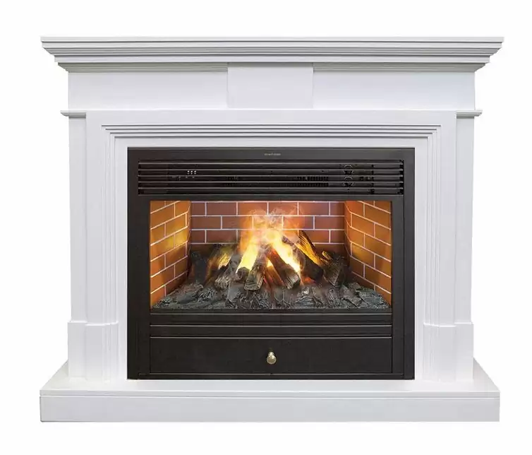 Каминокомплект RealFlame Marco 26 WT с очагом 3D Novara