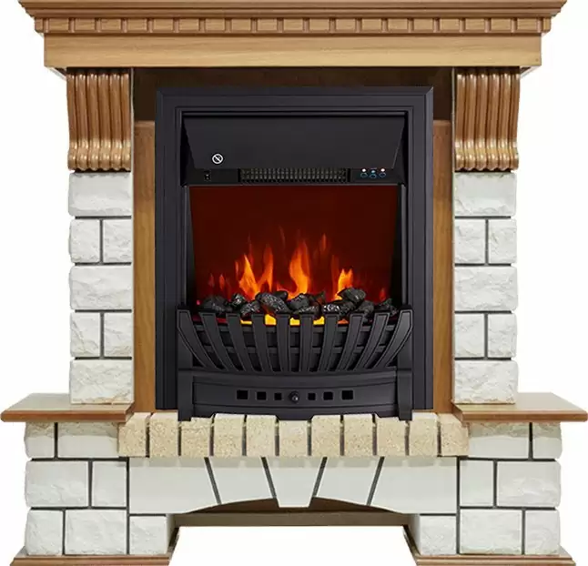 Каминокомплект Royal Flame Pierre Luxe с очагом Aspen Black