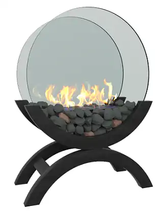 Биокамин напольный Zefire Iris Mini