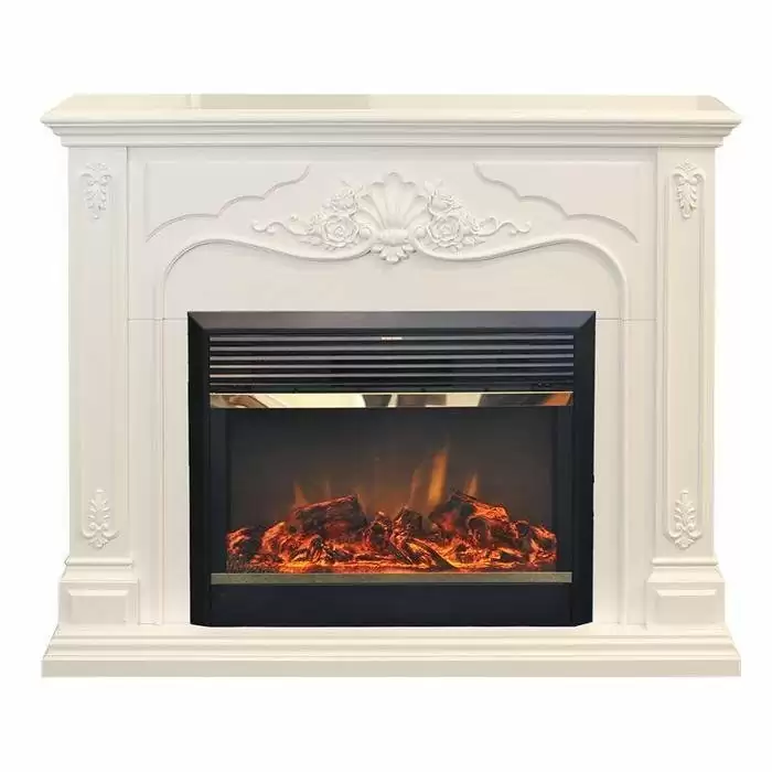Каминокомплект RealFlame Victoria 26 WT с очагом MoonBlaze LUX Brass