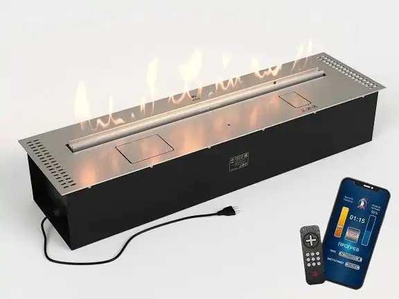 Автоматический биокамин Good Fire 1000 RC INOX АБК-1000 RC INOX