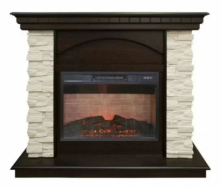 Каминокомплект RealFlame Elford STD/EUG/25'5/HL/24 AO с очагом Irvine 24