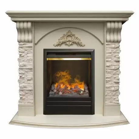 Каминокомплект RealFlame Athena STD/EUG WT с очагом 3D Olympic