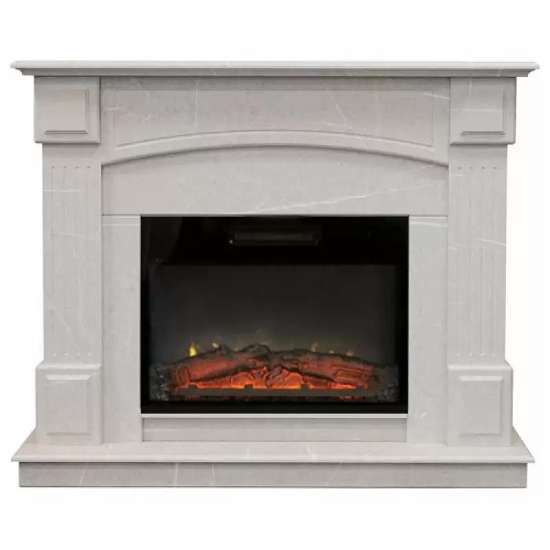Каминокомплект RealFlame Carolina 25.5/24 WT F714 с очагом Kendal 24