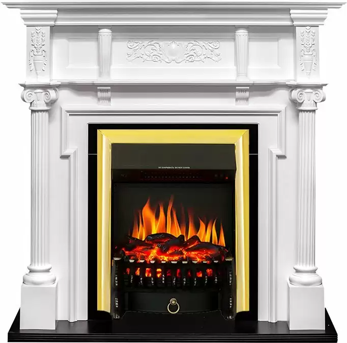 Каминокомплект Royal Flame Oxford c очагом Fobos FX Brass