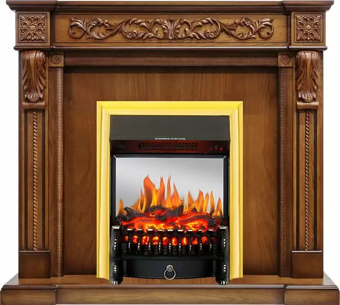 Каминокомплект Royal Flame Neapol c очагом Fobos FX M Brass