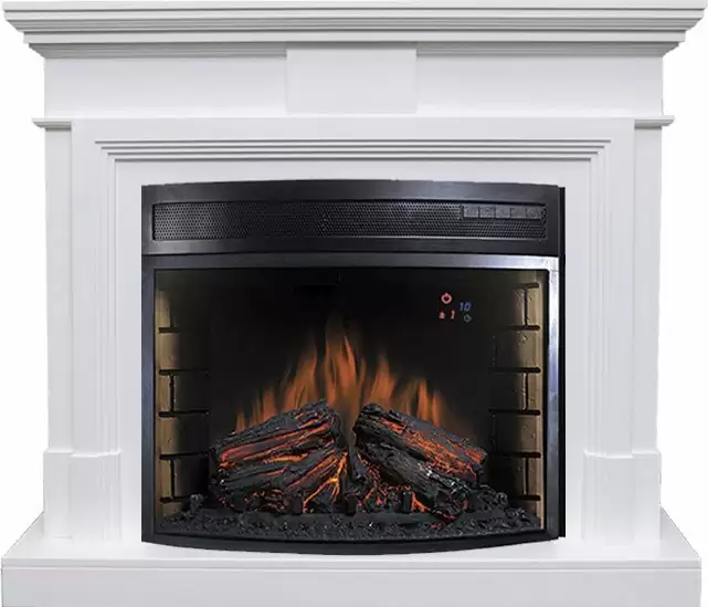 Каминокомплект Royal Flame Coventry белый с очагом Dioramic 28 LED FX
